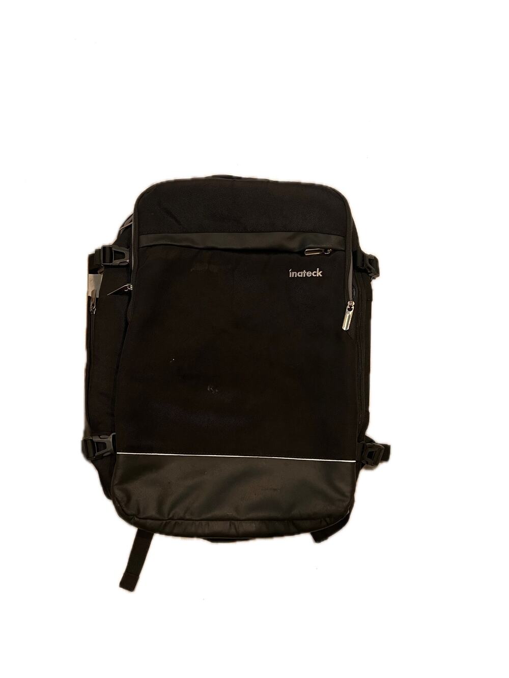 Inatek Clamshell Black Padded Backpack 20" Tall 44L